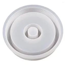 Candle Holders Silicone Craft Mold Round Holder Mould For Diy Crafts Resin Epoxy Casting Soft