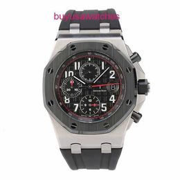 Machinery AP Wrist Watch Royal Oak Offshore Series Precision Steel Automatic Mechanical Mens Time Luxury Watch Luxury 26470SO.OO.A002CA.01 Black Plate