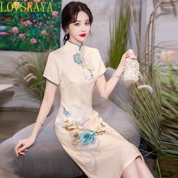 Ethnic Clothing Summer Chinese Style Retro Dress Women's Fantastic Plus Size M-4XL Improved Fashion Check