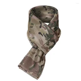 Bandanas Outdoor Riding Climbing Sunshade Breathable Sports Scarf Men Women Summer Fishing Hiking Camouflage Mesh Tactical Mask Kerchief