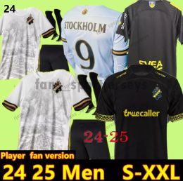 2024 AIK Solna SOCCER jersey Top STOCKHOLM special limited-edition FISCHER HUSSEIN OTIENO GUIDETTI THILL TIHI HALITI 132-year 24 25 jersey football shirts man kids