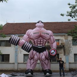 6m 20ft high Giant Inflatable Balloon Hercules Man Inflatables Muscle Man For Stadium Gymnasium Gym Stage Advertising Decorartion