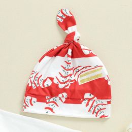 Clothing Sets Born Baby Boy Girl Christmas Outfits Long Sleeve Letter Print Bodysuit Romper Pants With Hat 3Pcs Clothes Set