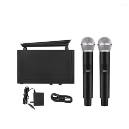 Microphones Wireless Microphone System 2 Or 4 Handheld Cordless Mic 80 Metres Distance For Church Speech Family Karaoke