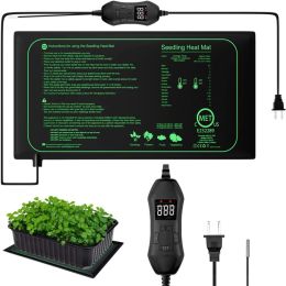 Mats Seedling Heat Mats With Digital Thermostat Controller Plant Heating Mats For Seed Starting Brewing Breeding Greenhouses