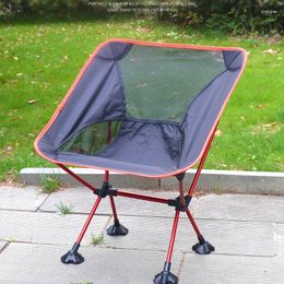 Camp Furniture Folding Chair Ultralight Detachable Portable Lightweight Extended Seat Fishing Camping Home BBQ Garden Hiking