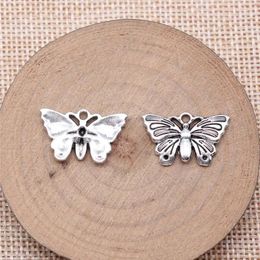 Charms Men Accessories Butterfly Jewellery For 22x13mm 20pcs