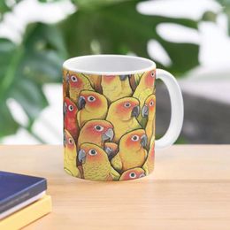 Mugs Sun Conures Coffee Mug Tourist Beer Cups Thermal For Kawaii