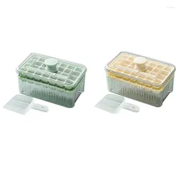 Baking Moulds Ice Trays For Freezer Cube Tray With Lid And Bin 56PCS Scoop Whiskey Cocktail Coffee