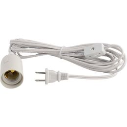 Connectors Plugs Sockets Wholesale Iq Lamp Cords Chandelier Wire Lampshade American Power Cord 110V European 12 Foot 2022 Drop Deliver Ot1Ze