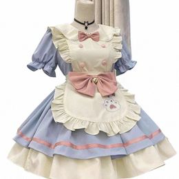 lolita Dr Maid Outfit Cosplay Costumes Kawaii Women Girl Housemaid Sexy Dres 67P1#