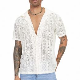 stylish Men T-shirt Mid-length Solid Colour Soft Breathable See-through Men Shirt Men Shirt Daily Wear c52l#