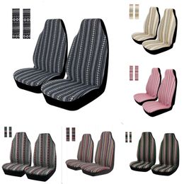 Upgrade New High Quality 4mm Fabric Car Covers Full Set Ethnic Style Automobile Seat Protection Cover Universal Size for Four Season