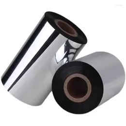 Storage Bags 300M Universal Heat Transfer Tape Resin Based Carbon Roll Suitable For Printing Silver Self-adhesive Thermosensitive Paper