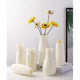 Vases Vase Decorations Living Room Flower Arrangements Plastic Home Decor Nordic Modern Creative Minimalist And Fresh