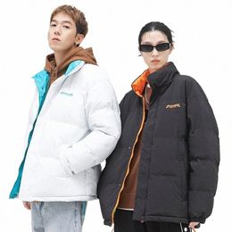 winter Parkas Men Down Coat Thicken Warm Printed Harajuku Causal Vintage Puffer Jacket Unisex Oversized Women Coats Couple Wear u9q9#