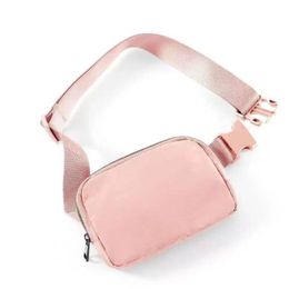 2023 Women Waist Bag Street Fashion Fanny Pack Mens Designer Bags Ladies Sport Gym Elastic Adjustable Strap Nylon Pocket Bumbag Lu253v