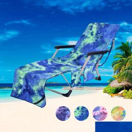 Chair Covers Beach Er Lounger Mate Beaches Towel Single Layer Tiedye Suth Loung Bed Holiday Garden Chairs Ers Shipped By Boat Drop Del Dhuyr