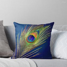 Pillow Peacock Feather Throw Custom Sleeping Pillows Cover Christmas