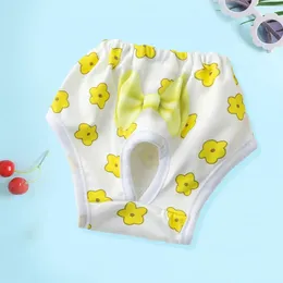 Dog Apparel Diapers For Heat Comfortable Absorbent Pet Menstrual Pants Physiological Dogs Cartoon Patterned Puppy