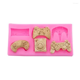 Baking Moulds Gamepad Controller Remote Control Chocolate Silicone Mould Fondant Mold Sugar Craft DIY Decorating Tools