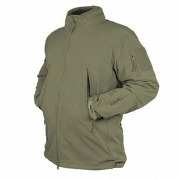 winter Military Fleece Field Jacket Men Soft Shell Tactical Waterproof Windbreakers Army Combat Coat Hunting Climbing Clothing P2Ej#