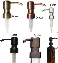 28400 whole Soap Dispenser Black Bronze Rust Proof 304 Stainless Steel Liquid Pump for Kitchen Bathroom Jar not included BWF78681391