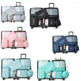 Storage Bags Containers For Comforters Travel Bag Set Large Capacity 7Pcs Clothes Under Bed With Lids