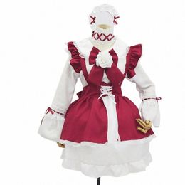 japanese Lolita Cosplay Costumes Dr Set Cute Anime Maid Costume Dres Anime Expo ACGN Crossdr D4L5#