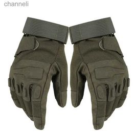 Tactical Gloves Outdoor Airsoft Climbing Shooting Paintball Camo Sport Full Finger Hiking YQ240328