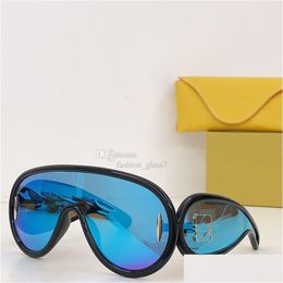 Sunglasses Retro Wave Mask For Men And Women Uv Protection Luxury Beach Party Oversized Goggles Lw40108I Drop Delivery Fashion Accesso Otvgd