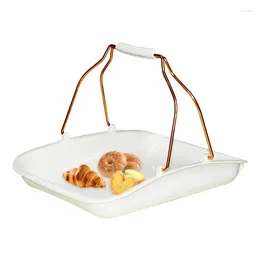 Plates Restaurant Trays Stackable Bread Containers Storage Bakery Supplies Container Tray For Shopping Small