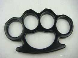 Gear Thick and heavy Thickness steel Brass Knuckles Fighting Knuckle Duster Powerful Self Defense Mens SelfDefense tool dropship6646917