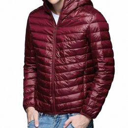 men Down Jackets Autumn Winter Ultralight Jacket White Duck Down Coat Male Winter Casual Down Jackets Coats Warm Parka M1tz#