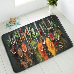 Bath Mats Kitchen Non-Slip Floor Mat Absorbent Bathroom Bedroom Living Room Entrance Doormat Rug Washable Foot Pads Carpet Home Decor