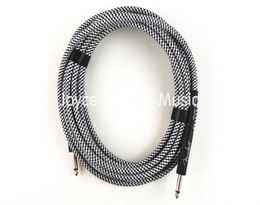 20ft Electric Guitar Cable Amp Lead Cord Amplifier Cable Audio Connexion Cable For Electric Guitar Silver Colour 4005898