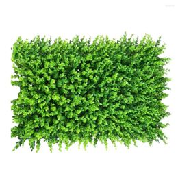 Decorative Flowers Practical Useful Brand High Quality Artificial Turf Plants Mat Greenery Home Green Plastic Wall-Hedge Decoration