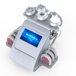 Professional New 6 in 1 80k fat rf lipo laser ultrasonic cavitation slimming machine with vacuum therapy Beauty Equipment
