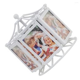 Frames Rotating Menu Frame Crowd Po Display Antique Table Picture Revolving Family