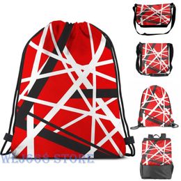 Backpack Funny Graphic Print Shoulder Bags Women EVH 5150 STRIPES Single Travel For Men Gym Bag