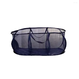 Laundry Bags Useful Basket Eco-Friendly Hamper Foldable Dirty Clothes Mesh With Carry Handles Item Storage