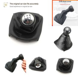 Upgrade New Gear Shift Knob Sleeve 5 Speed Adapter Shifter Collar Lever Stick Gaiter Boot Cover for 206 205 207 306 307 308 309