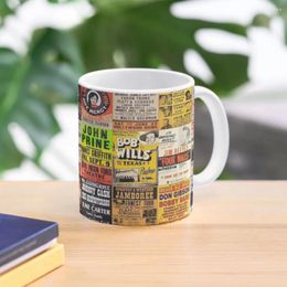 Mugs Country Music Posters Coffee Mug Tourist Anime Cups Ceramic Customs