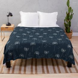 Blankets Floral Pattern Of Dandelions Throw Blanket For Decorative Sofa Brand Fashion