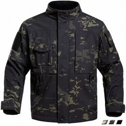 winter Motorcycle Jacket Men Urban Tactical Soft-shell Bomber Jackets High Quality Outdoor Camo Waterproof Thermal Coat w7Iv#