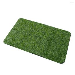 Carpets 1Pc Bathroom Anti-skid Floor Pad Door Mat Chic Lawn Green