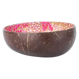 Bowls Fruit Dish Coconut Bowl Key Tray Jewelry Organizer Holder Wooden Home Storage Plate