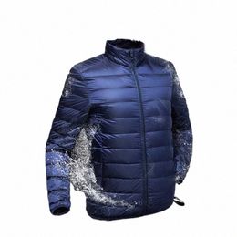 6xl Winter Men Thick Plush Warm Jacket Men Windproof Waterproof Light Down Jacket Men Fi Casual Duck Down Jacket Coat Male o2Vw#