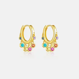 Hoop Earrings VEWANT Women 925 Sterling Silver Huggies Earring Clips Luxury Fashion Fine Jewelry Crystal Jewels