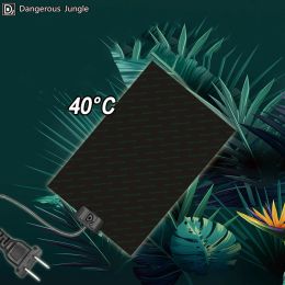 Terrariums 12W 28x15cm Terrarium Reptiles Heat Mat Climbing Pet Heating Warm Pads Adjustable Temperature Controller Mats Reptiles Supplies